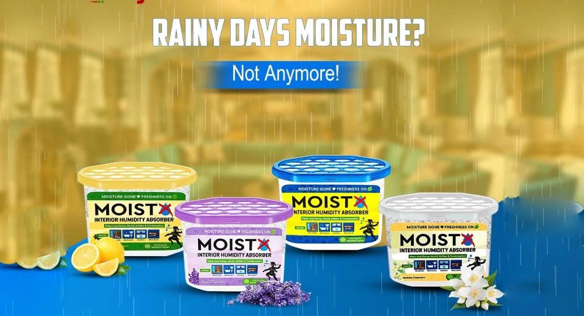 MoistX: Glocery’s Own Brand for Powerful Moisture Absorption – Dehumidifiers for Every Space